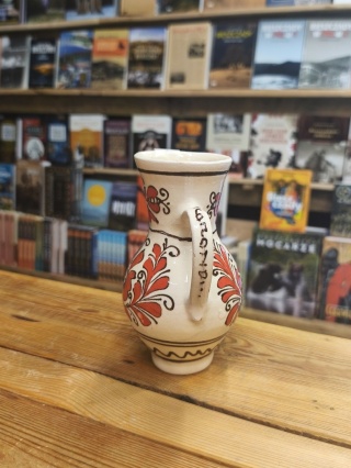 Dzbanek ceramiczny z tradycyjnym wzorem 2 - Korund, Rumunia