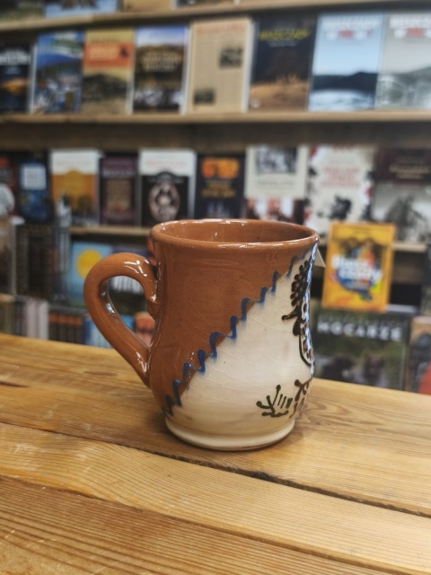Kubek ceramiczny z tradycyjnym wzorem 1 - Horezu, Rumunia