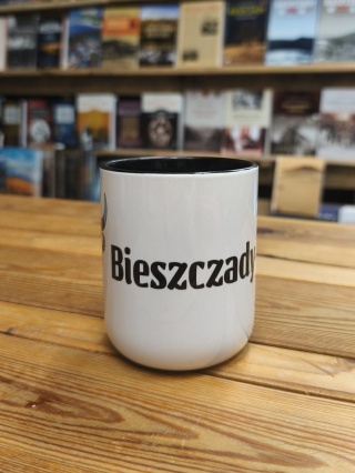 Kubek ceramiczny Bieszczady z nadrukiem Żubr