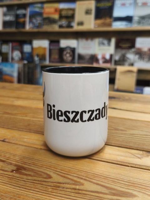 Kubek ceramiczny Bieszczady z nadrukiem Żubr