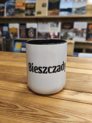 Kubek ceramiczny Bieszczady z nadrukiem Niedźwiedź