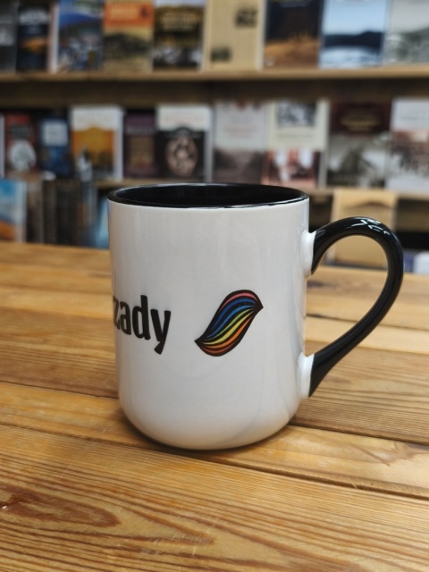 Kubek ceramiczny Bieszczady z nadrukiem Niedźwiedź