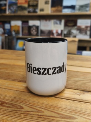 Kubek ceramiczny Bieszczady z nadrukiem Wilk