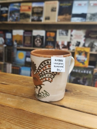 Kubek ceramiczny z tradycyjnym wzorem 2 - Horezu, Rumunia