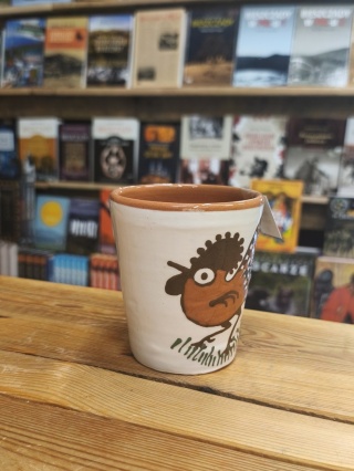 Kubek ceramiczny z tradycyjnym wzorem 2 - Horezu, Rumunia