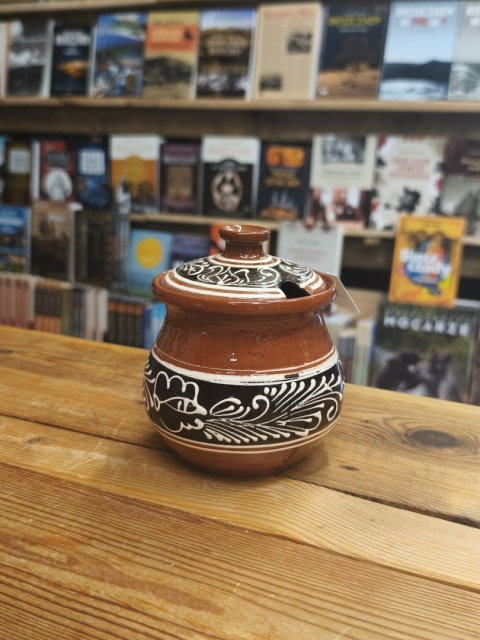 Cukiernica ceramiczna z tradycyjnym wzorem - Korund, Rumunia