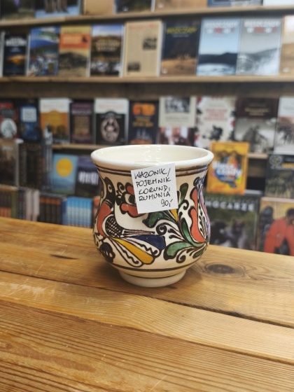 Wazon ceramiczny z tradycyjnym wzorem - Korund, Rumunia